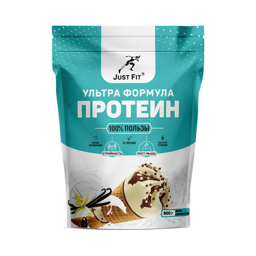 Just Fit High Whey Protein, 900 грамм